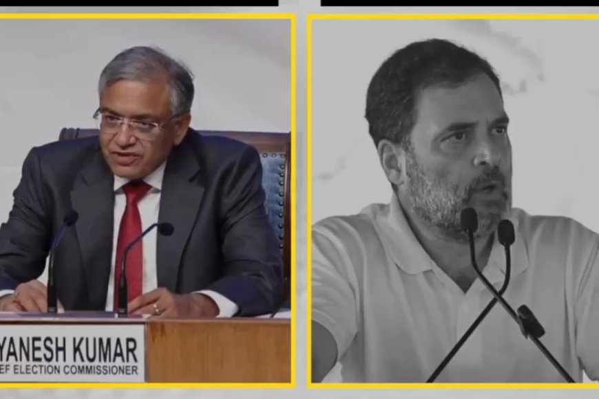 चुनाव आयोग ने विपक्षी दलों के वोटचोरी के आरोप को बताया मिथ्या, कांग्रेस ने फिर किया पलटवार