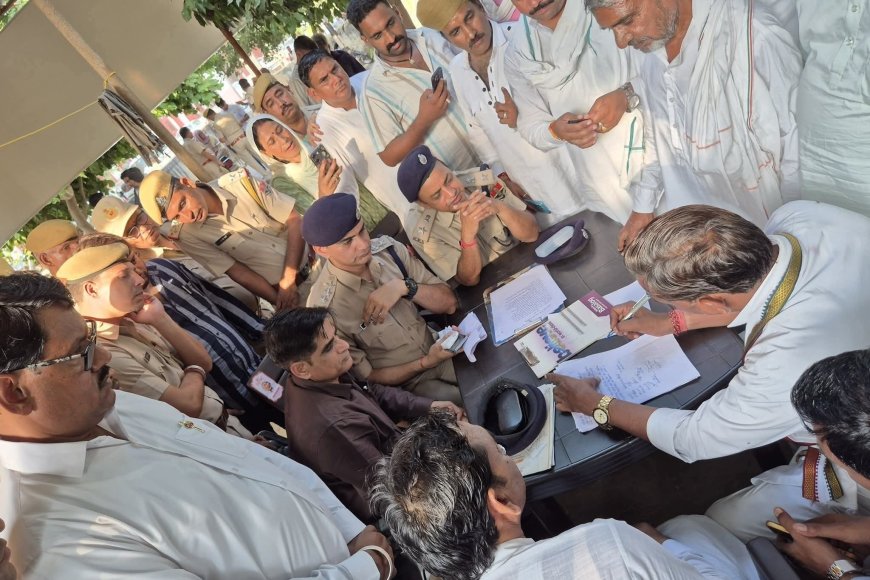 दौसा: SI राजेंद्र सैनी की मौत के मामले में बनी सहमति, 55 घंटे बाद समाप्त हुआ धरना