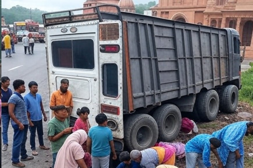 धर्म यात्रा के दौरान दर्दनाक हादसा: ढलियारा में पलटा श्रद्धालुओं से भरा ट्रक, दो की मौत, 19 घायल