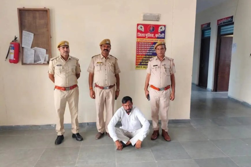 रामपुर धावाई ग्राम पंचायत सरपंच सिरमोहर गुर्जर रंगदारी के आरोप में गिरफ्तार, 50 लाख की डिमांड का मामला