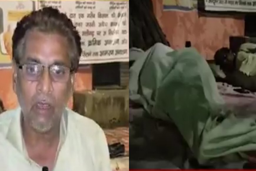 अलीगढ़ का किसान अमानत शरण नौ दिनों से धरने पर, अब तक नहीं मिली सुनवाई