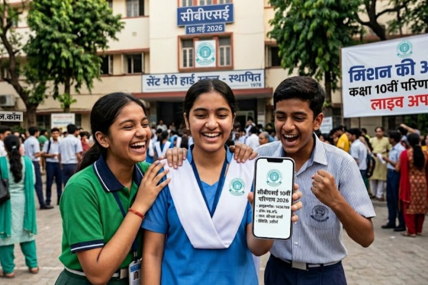 CBSE कक्षा 10वीं रिजल्ट 2026 जल्द जारी: जानें तारीख, समय, और चेक करने का आसान तरीका