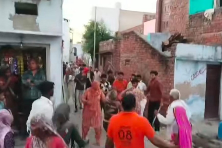भरतपुर के ततामढ़ गांव में जयंती जुलूस के बाद झड़प, कई घायल