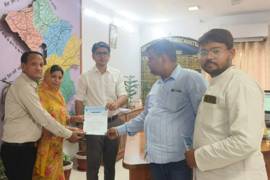 जाटव समाज के युवा नेता पर जानलेवा हमला, गिरफ्तारी और सुरक्षा की मांग को लेकर कलेक्टर को ज्ञापन