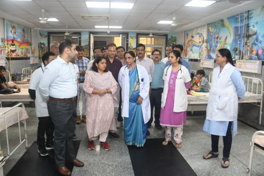 कोटा अस्पताल निरीक्षण: लापरवाही पर बरसीं प्रमुख शासन सचिव गायत्री राठौड़; नर्सिंग कॉलेज को नोटिस और डॉक्टरों को कड़ी चेतावनी