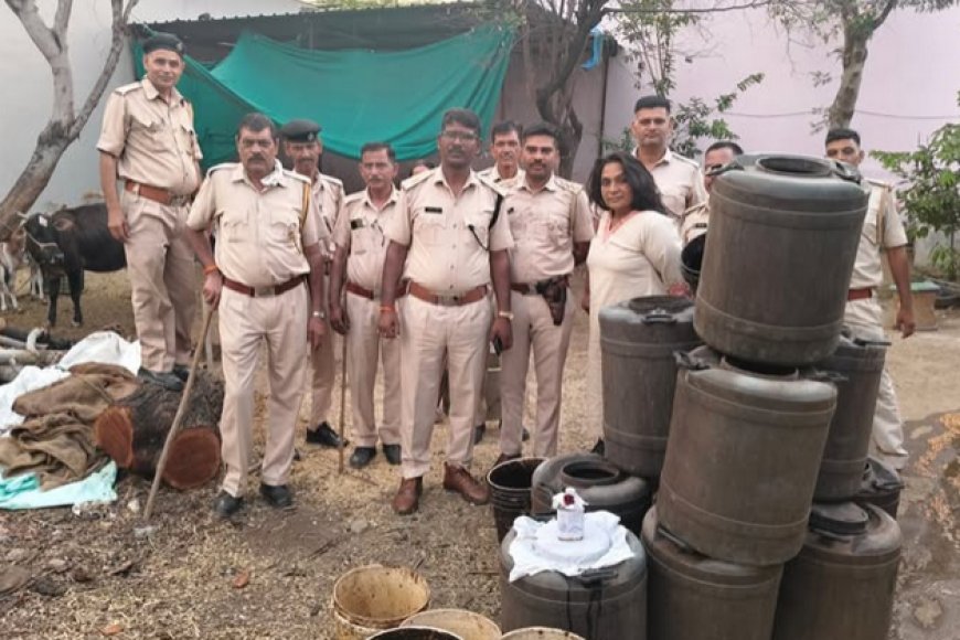 राजस्थान आबकारी विभाग का 'क्लीन स्वीप' अभियान: 12 दिनों में 1158 केस दर्ज, 3.33 लाख लीटर वाॅश नष्ट