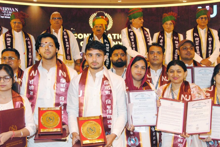 निर्वाण विश्वविद्यालय का प्रथम दीक्षांत समारोह: विस अध्यक्ष देवनानी का युवाओं को संदेश- विज्ञान को आध्यात्म और तकनीक को संस्कृति से जोड़ें
