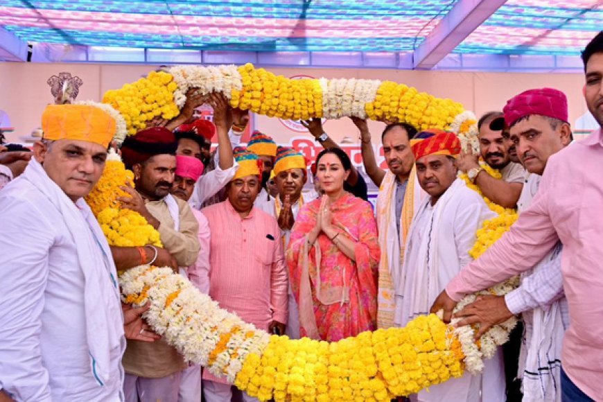 राजस्थान ग्रामीण विकास: उप मुख्यमंत्री दिया कुमारी ने किया केसरपुरा ग्राम पंचायत भवन का लोकार्पण; कहा- यह पूरे प्रदेश के लिए बनेगा मॉडल