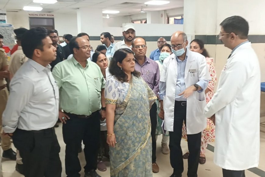 राजस्थान सार्वजनिक स्वास्थ्य अवसंरचना: प्रमुख शासन सचिव गायत्री राठौड़ ने किया जोधपुर के एमडीएम (MDM) अस्पताल का औचक निरीक्षण